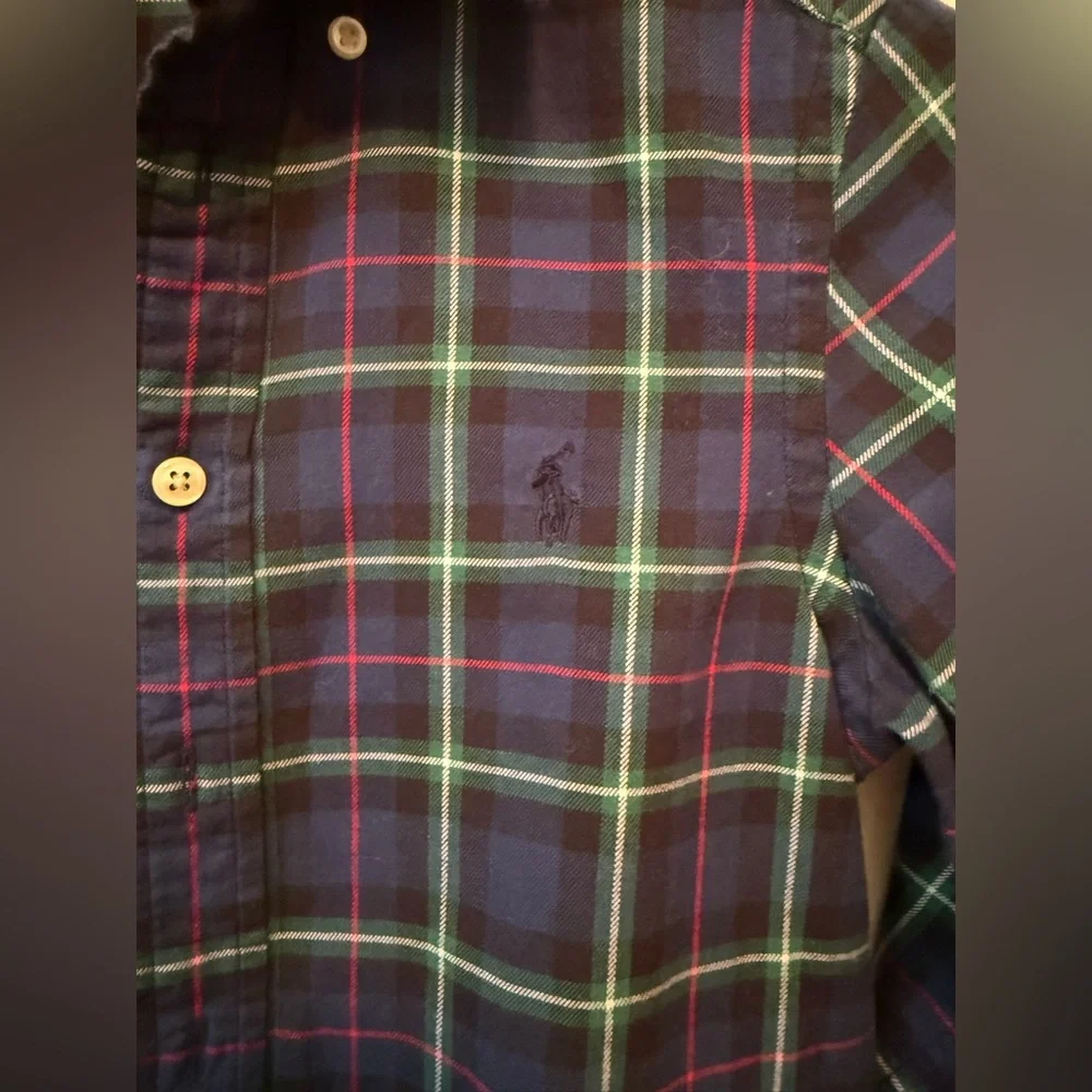 Ralph Lauren Plaid Button-Up Shirt